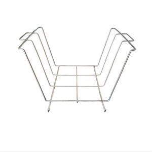 Vintage MID CENTURY MODERN BRASS‎ Wire Megazine Rack